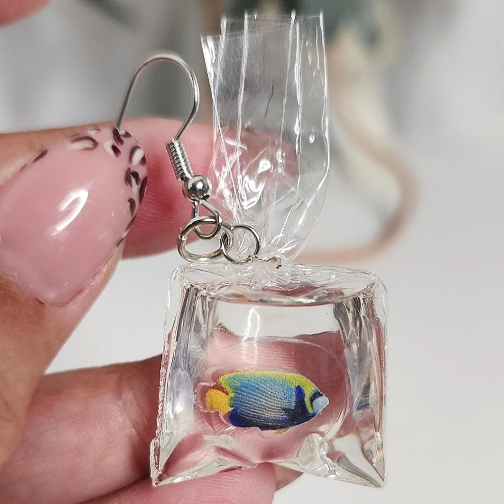 NEW‼️Fish Bag Earrings